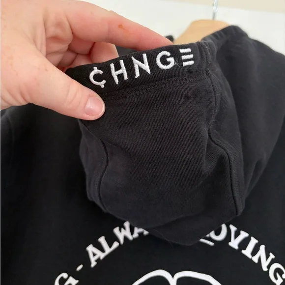 CHNGE “Always” Hoodie Sweatshirt – Black, Size L - Picture 8 of 12